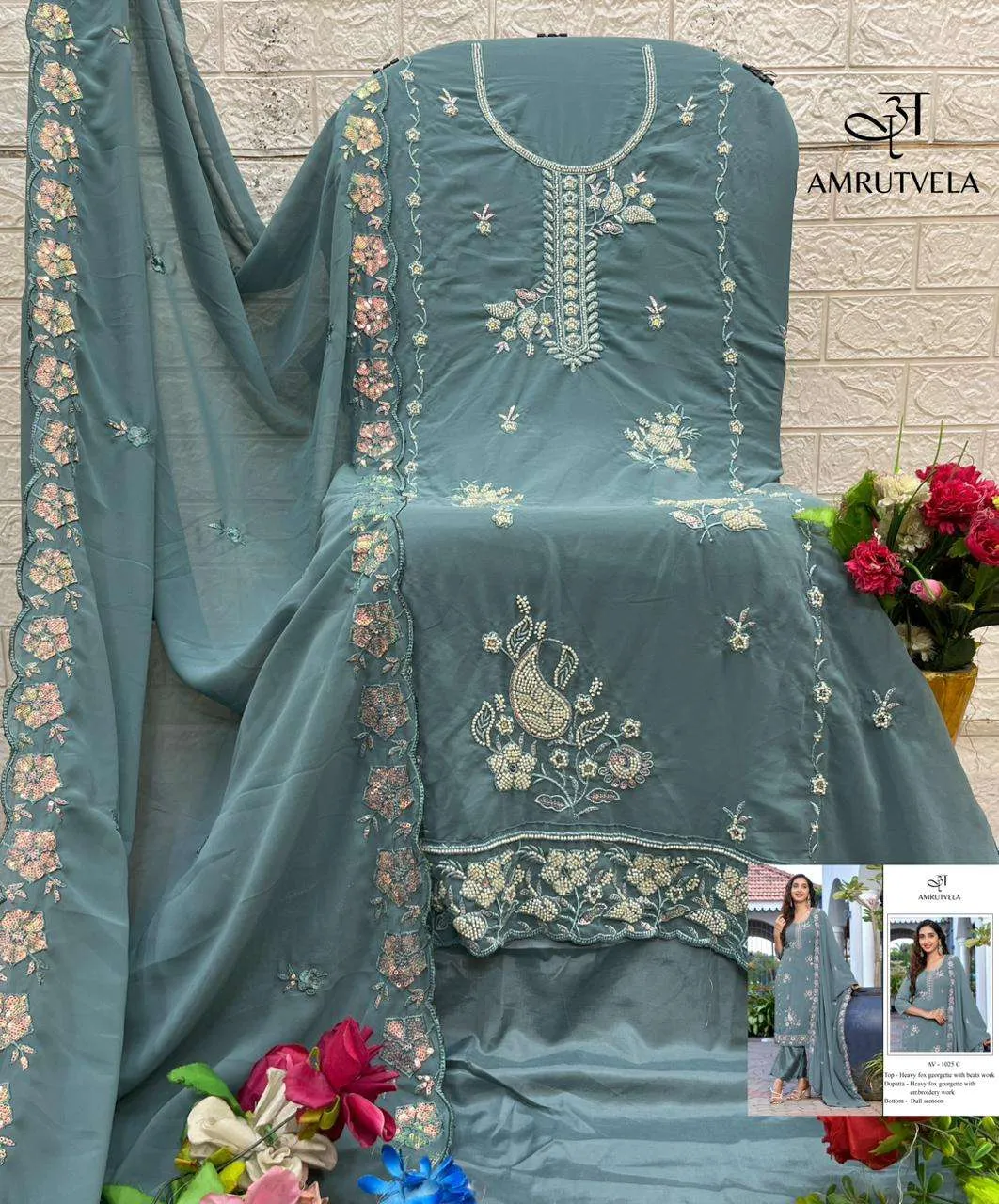 Amrutvela Av 1025 Pakistani Suits
