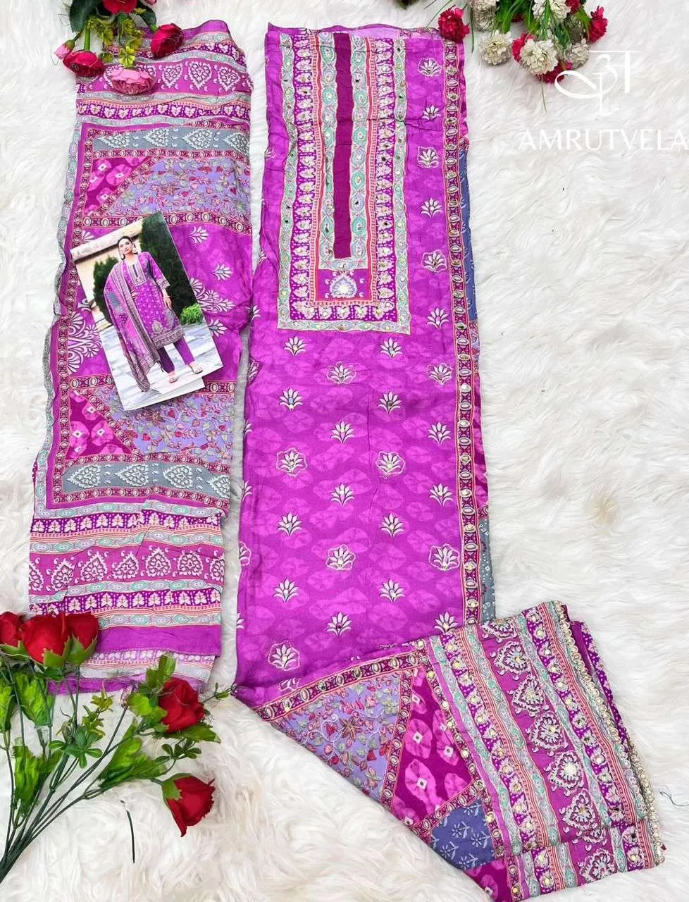 Amrutvela Design No - 141 Abcd Pakistani Suits