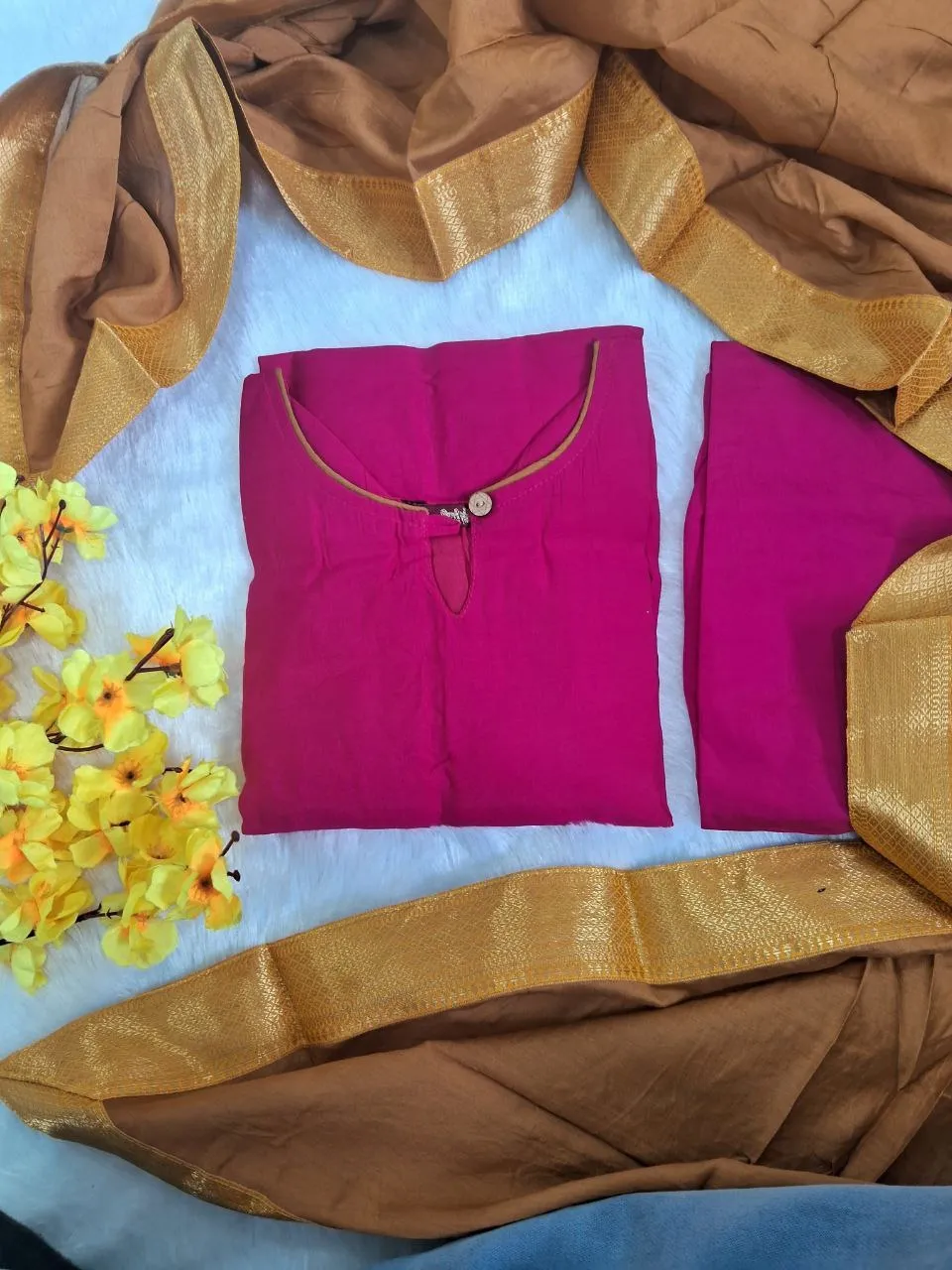 ATQ Vol 43 Viscose Plain Readymade Dress