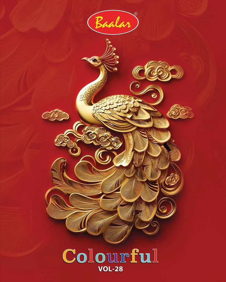 Baalar Colourful Vol 28 Unstitched Suits