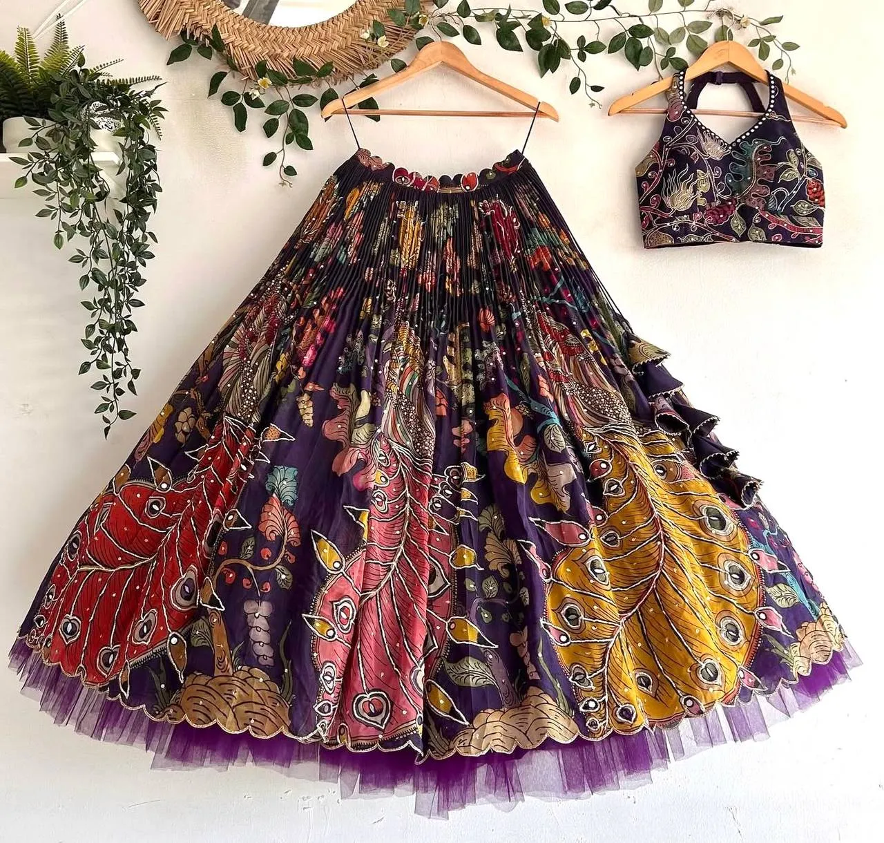 Baby 234 Natural Crep Position Printed Lehenga Choli Kids Wear