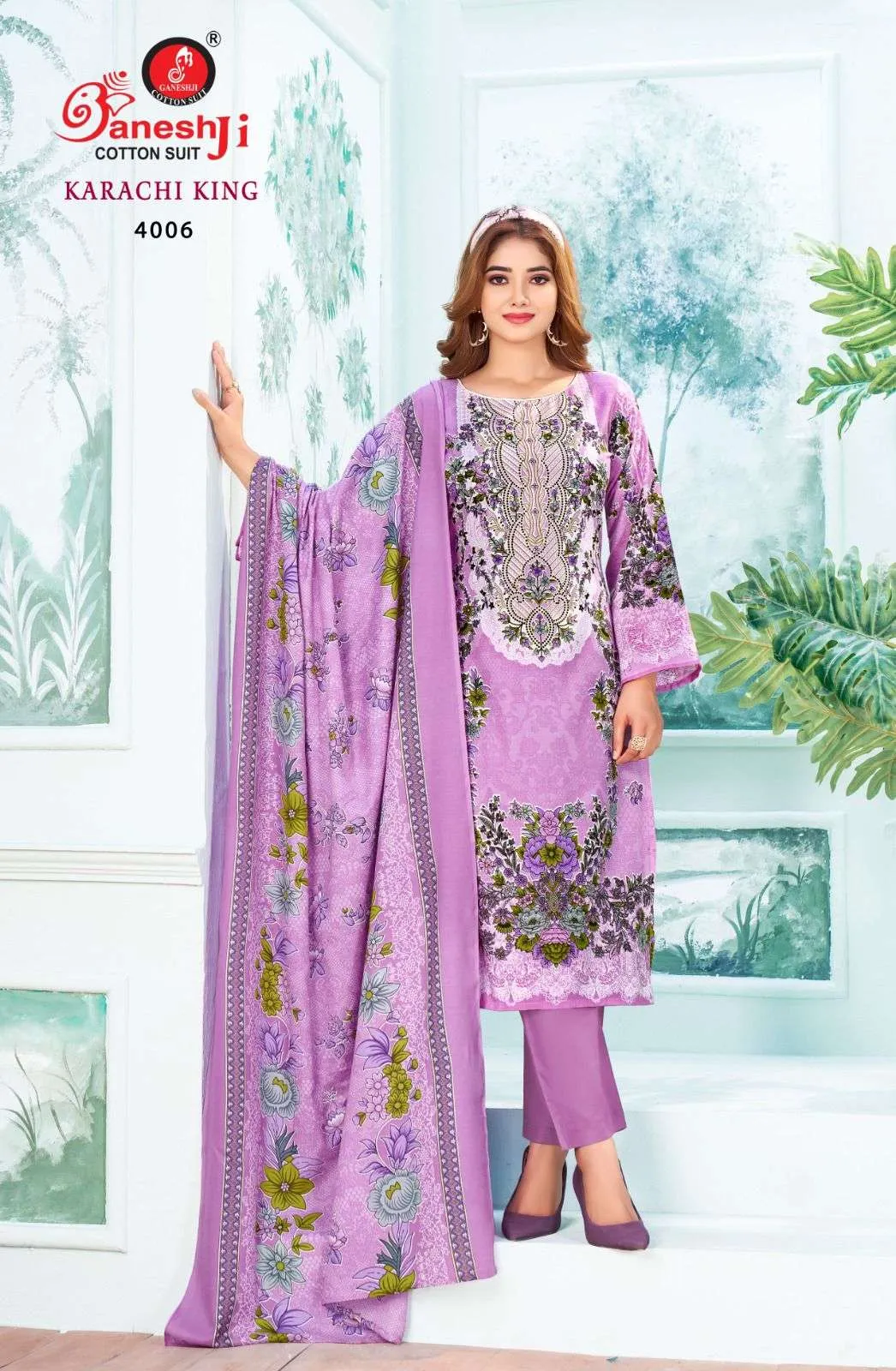 Bansi Karachi King Vol 4 Unstitched Suits