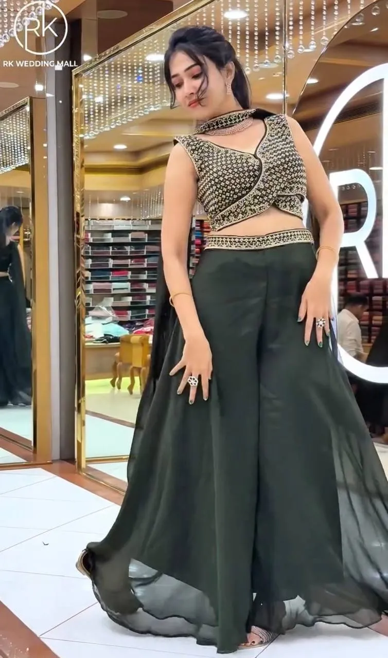 BDB 46 Teby Silk Designer Party Wear Indo Western Wear