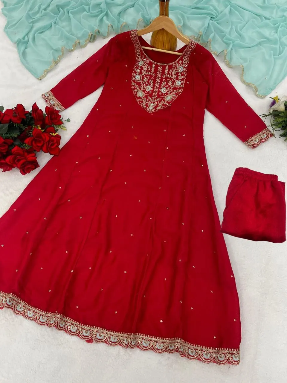 Beauty J 1013 Vichhitra Silk Anarkali Readymade Dress