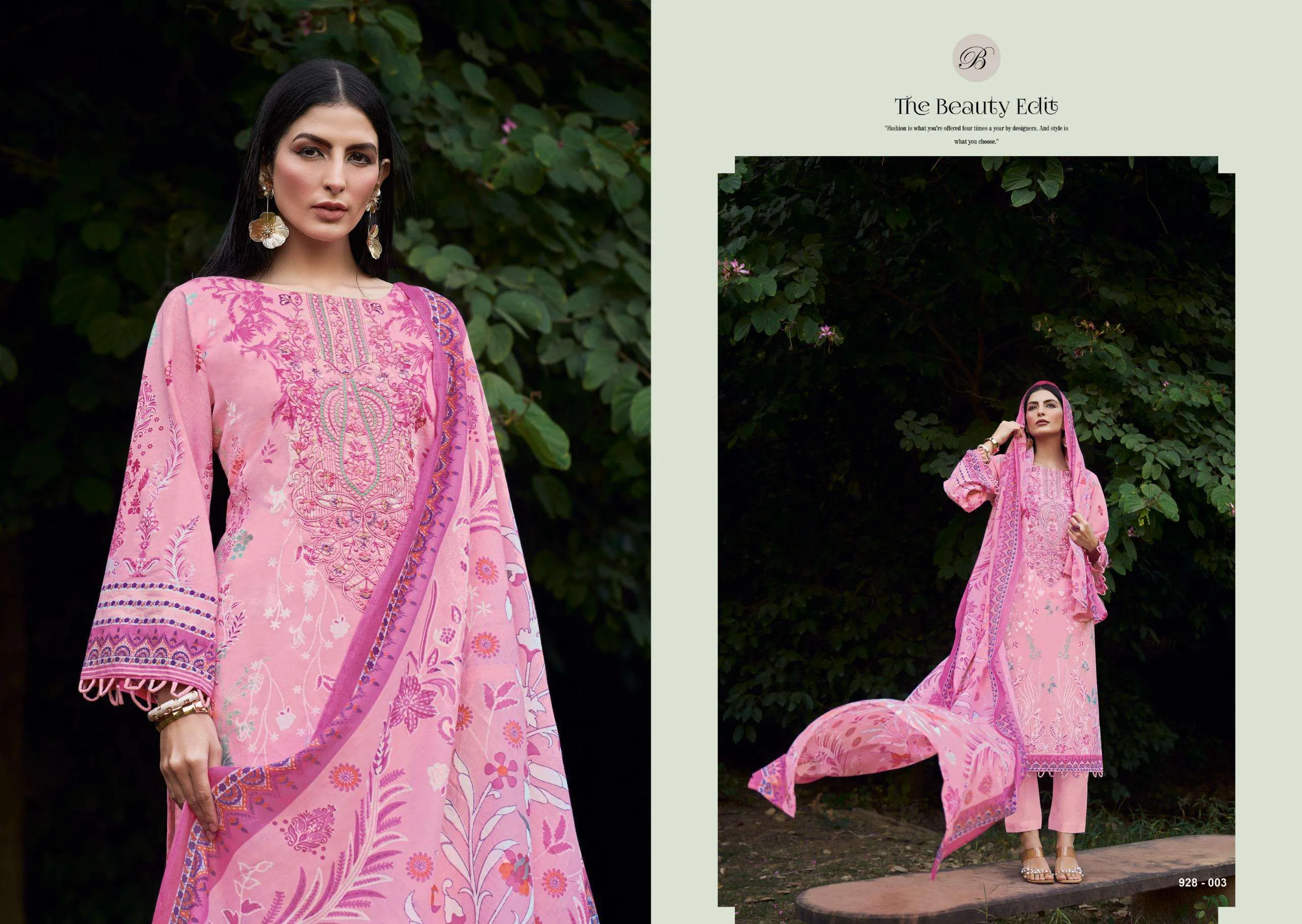 Belliza Designer Studio Naira Vol 125 Semi Stitched Suits