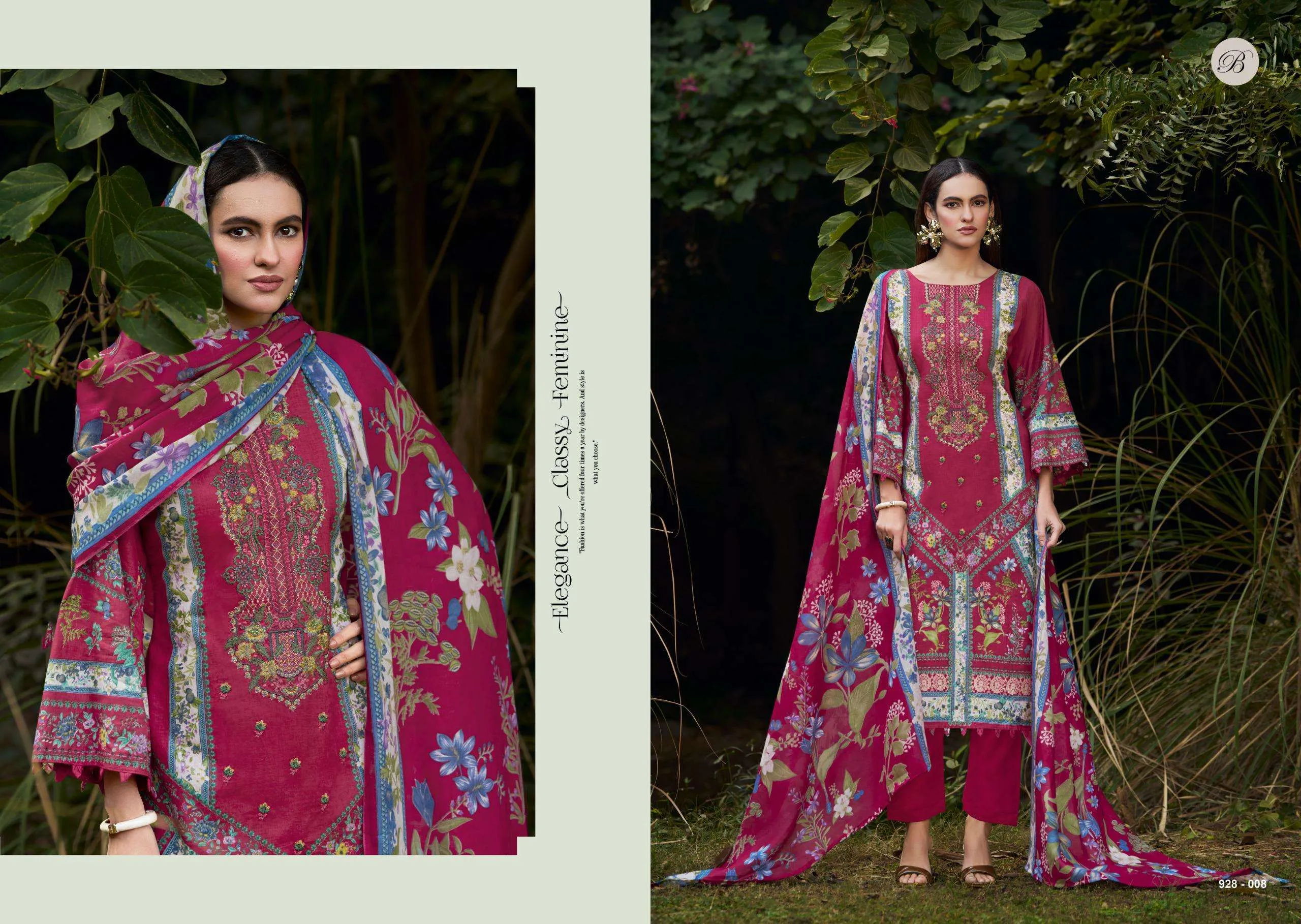 Belliza Designer Studio Naira Vol 125 Semi Stitched Suits
