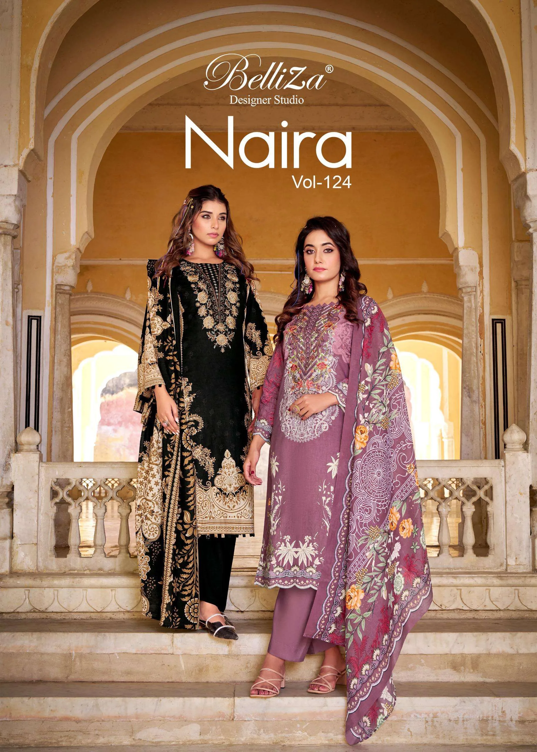 Belliza Designer Studio Naira Vol Unstitched Suits