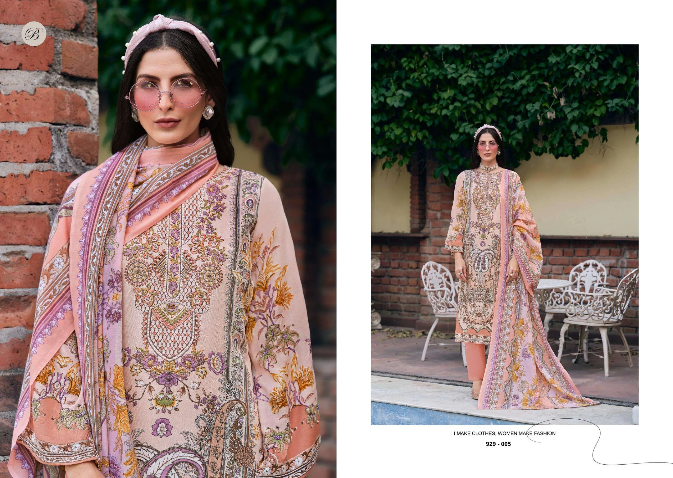 Belliza Designer Studio Riwayat Vol 15 Semi Stitched Suits
