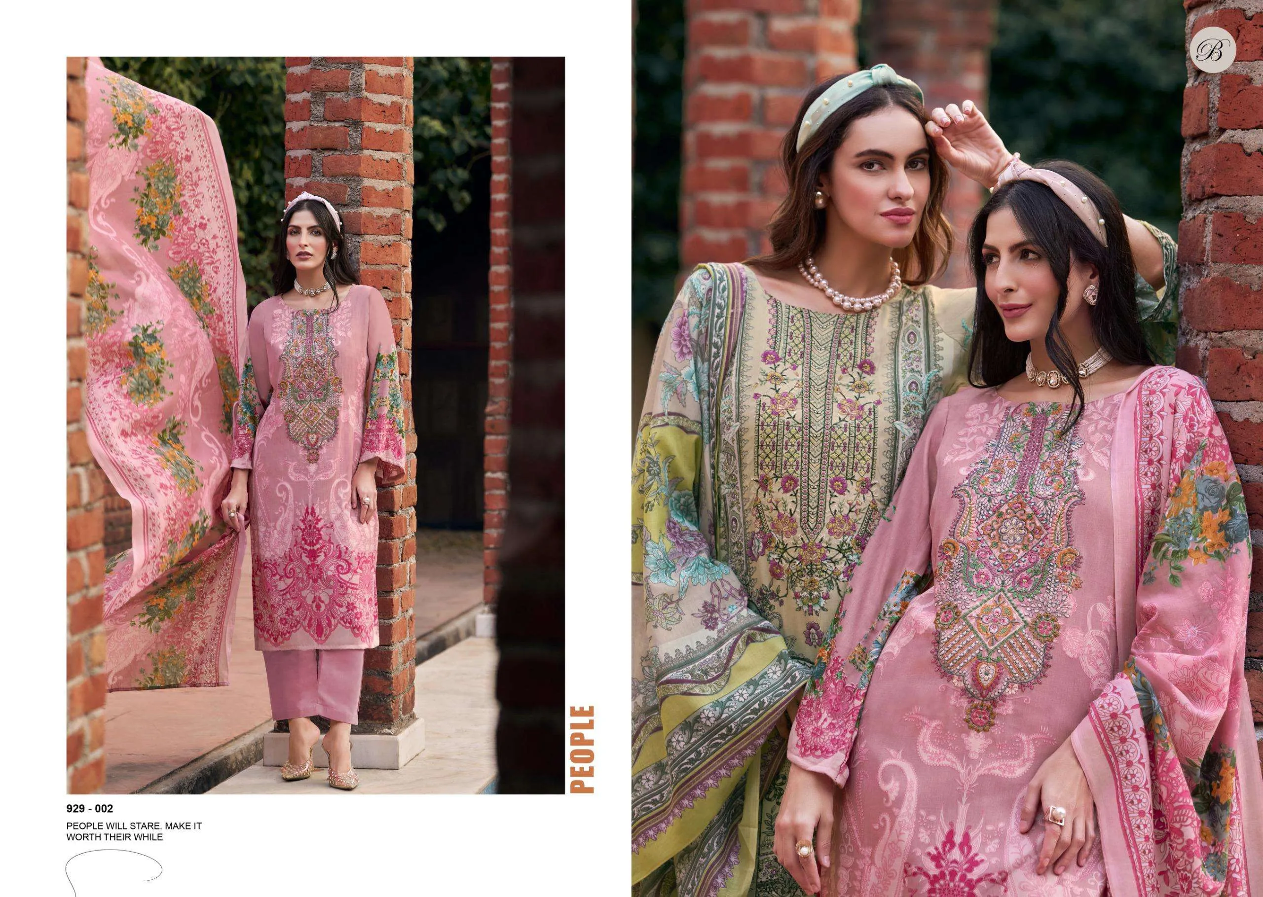 Belliza Designer Studio Riwayat Vol 15 Semi Stitched Suits