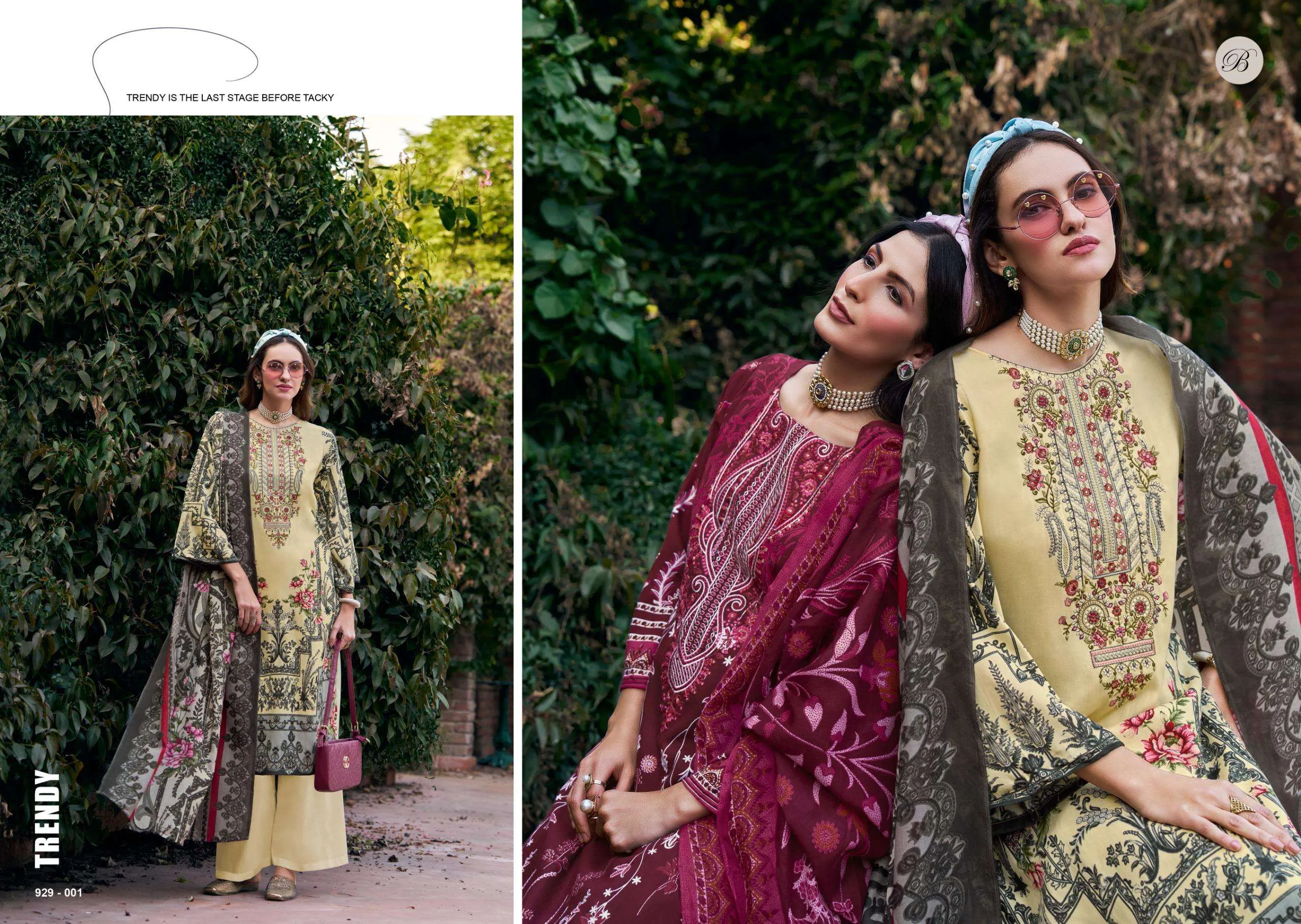 Belliza Designer Studio Riwayat Vol 15 Semi Stitched Suits