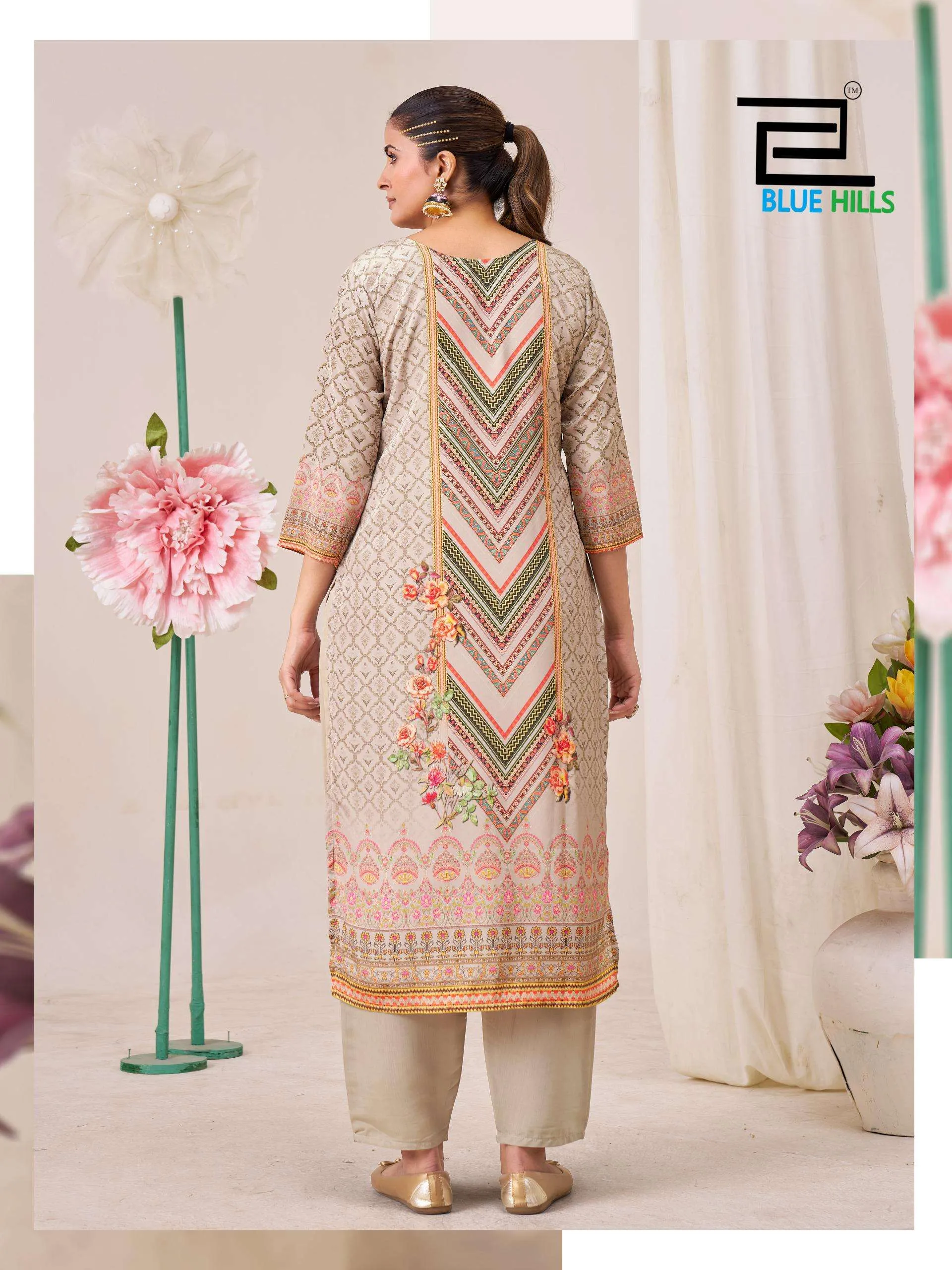 Blue Hills Gulreen Readymade Suits