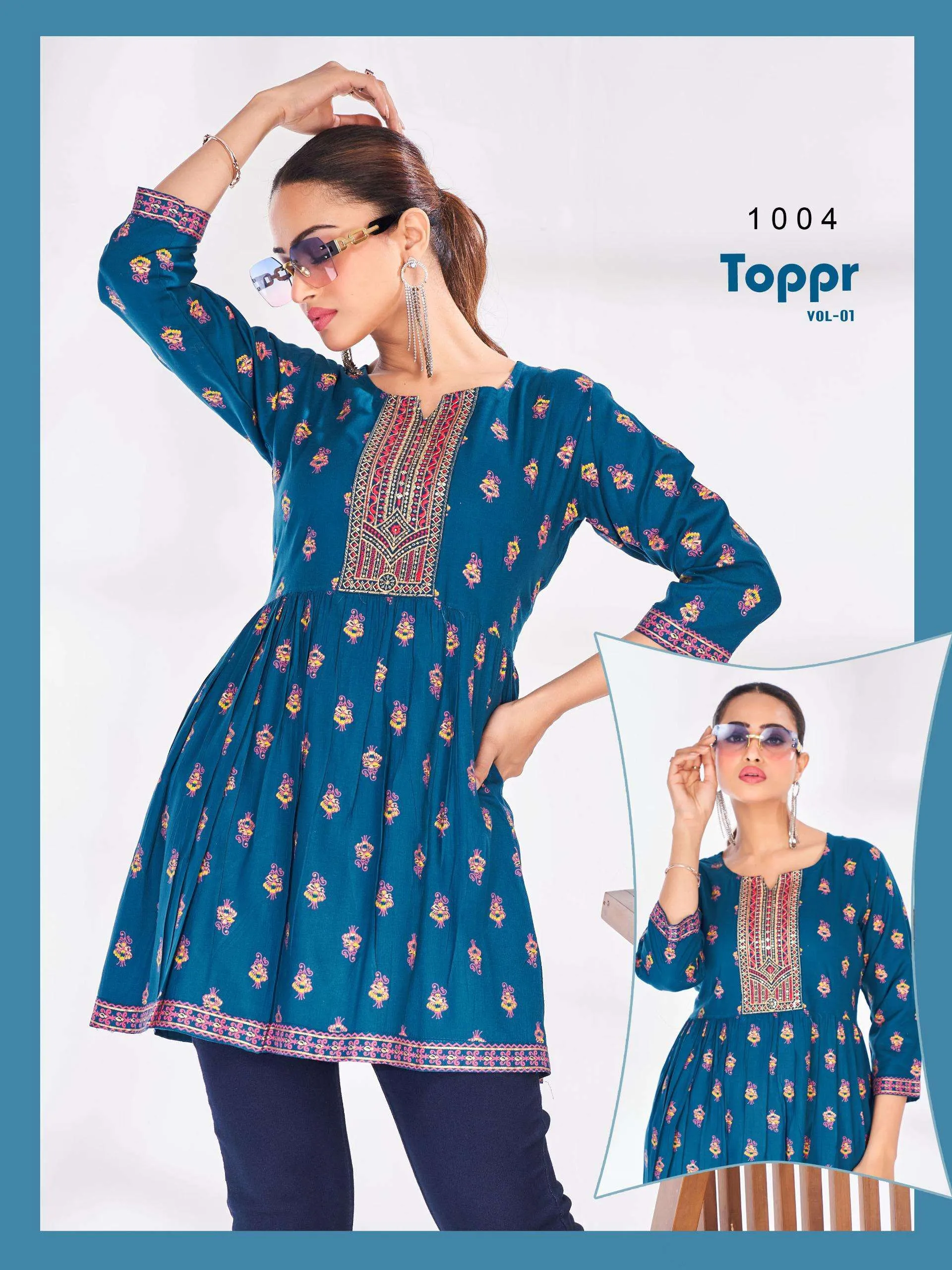 Blue Hills Toppr Vol 1 Kurtis