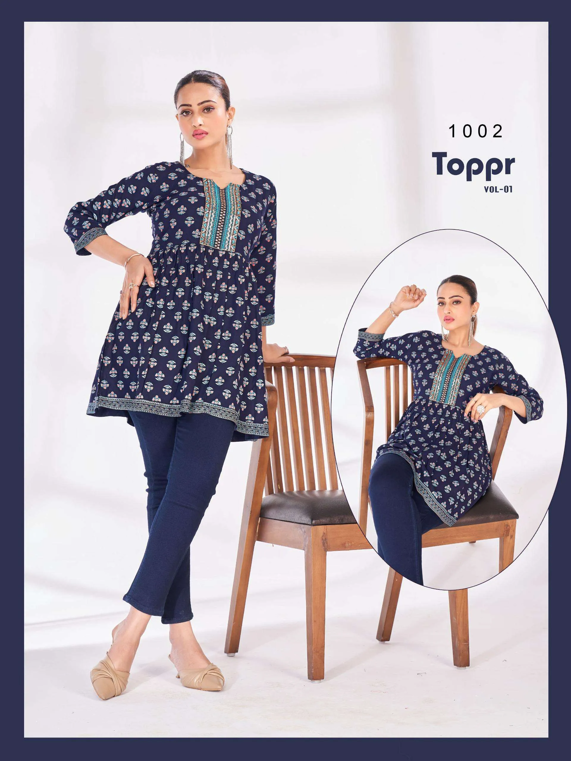 Blue Hills Toppr Vol 1 Kurtis