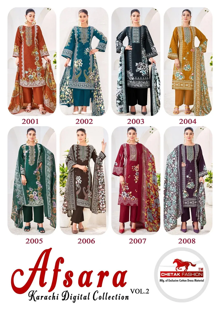 Chetak Afsana Vol 2 Unstitched Suits