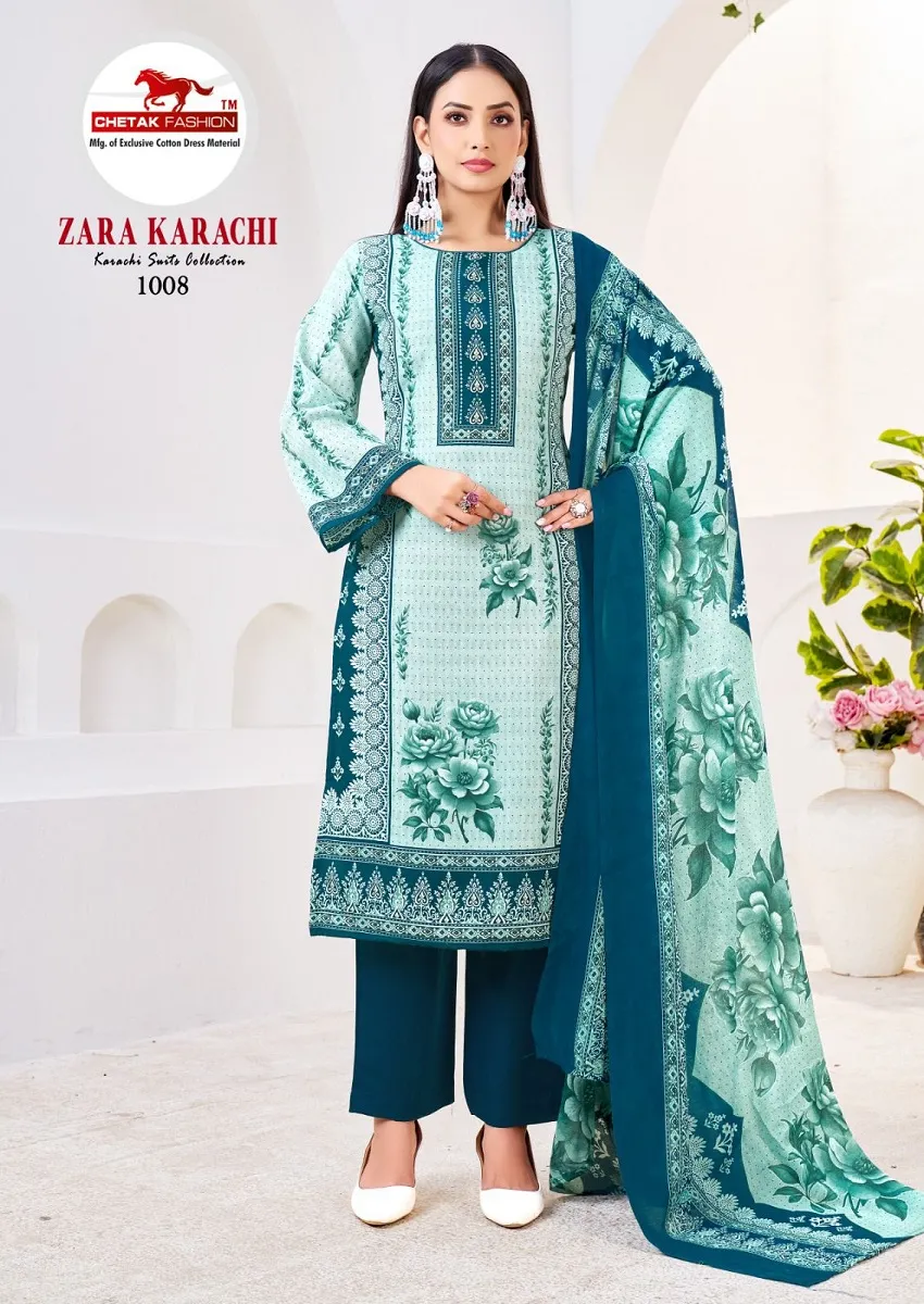 Chetak Zara Karachi Vol 1 Unstitched Suits