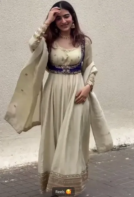 Deepika 5957 Chinon Silk Thread Sequnce Readymade Dress