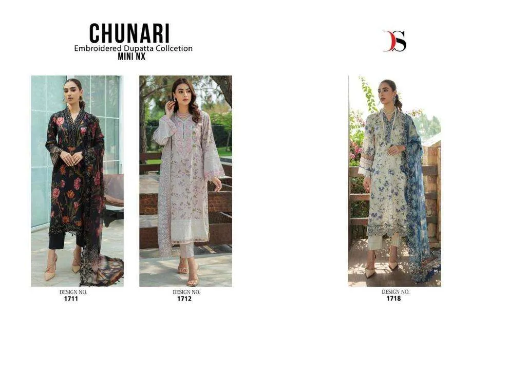 Deepsy Suits Chunari Embroidered Dupatta Collection Mini Nx Pakistani Suits