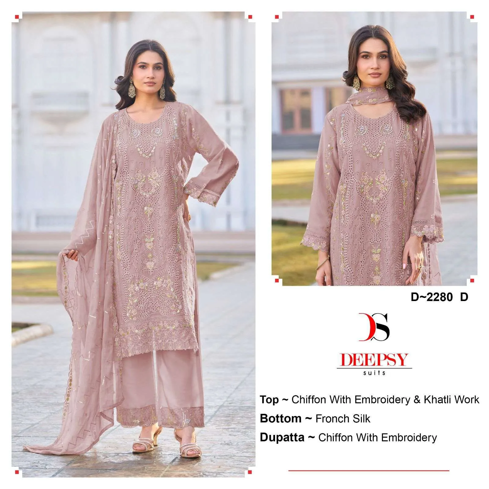 Deepsy Suits D 2280 Semi Stitched Suits