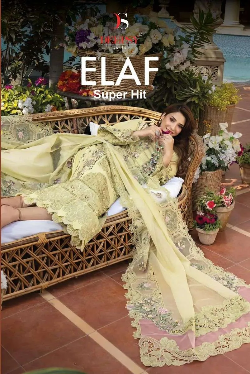 Deepsy Suits Elaf Super Hit Unstitched Suits