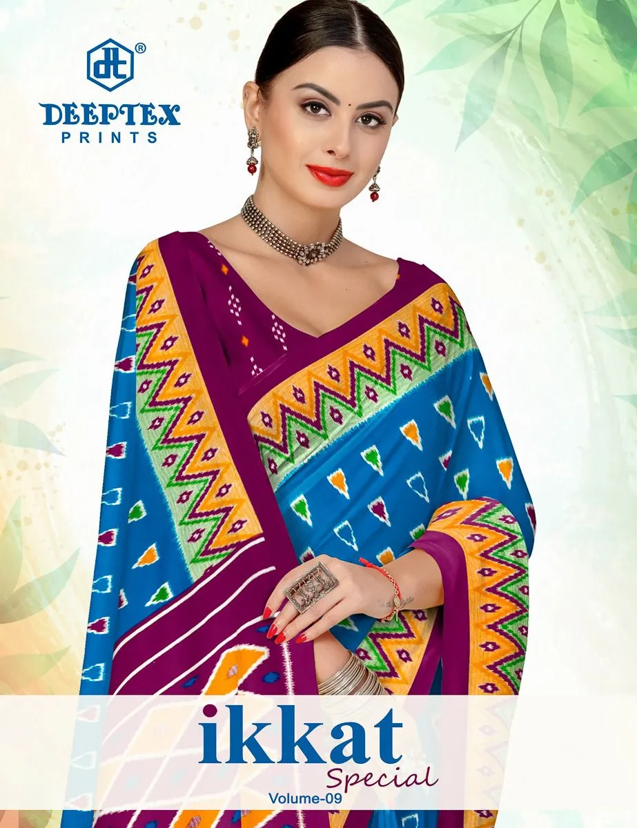 Deeptex Ikkat Special Vol 9 Sarees