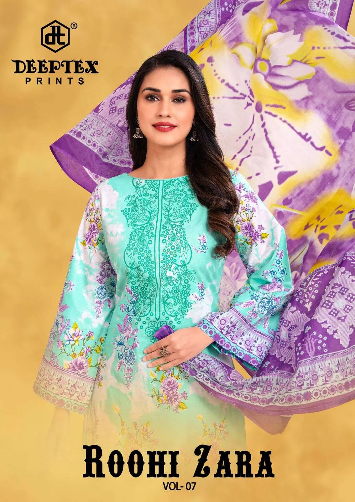 Deeptex Prints Roohi Zara Vol 7 Stitched Suits