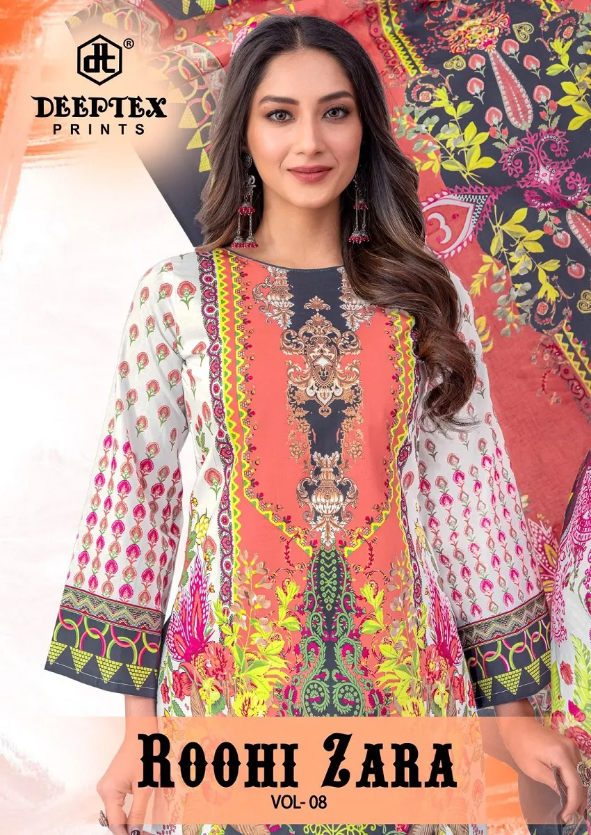 Deeptex Roohi Zara Vol 8 Unstitched Suits