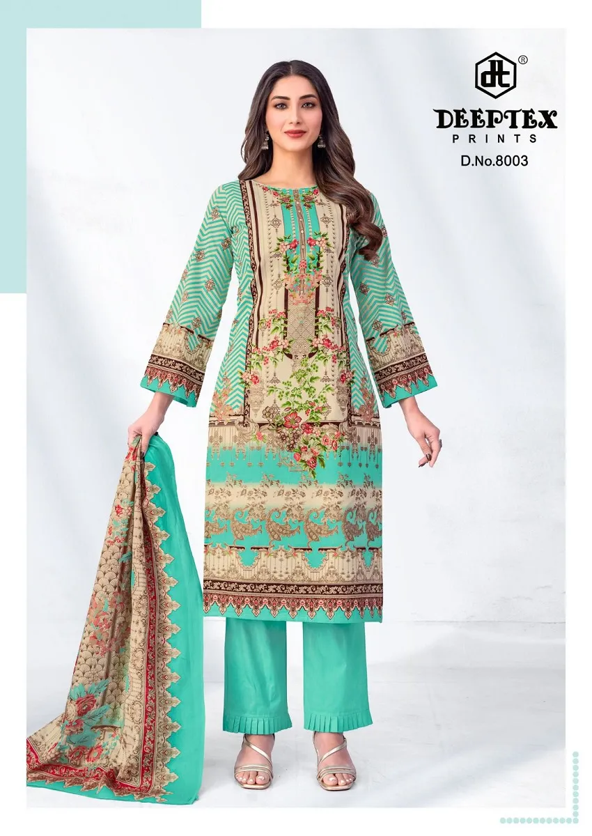 Deeptex Roohi Zara Vol 8 Unstitched Suits