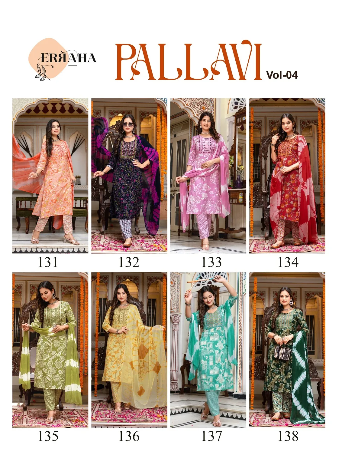 Erraha Pallavi Vol 4 Stitched Suits