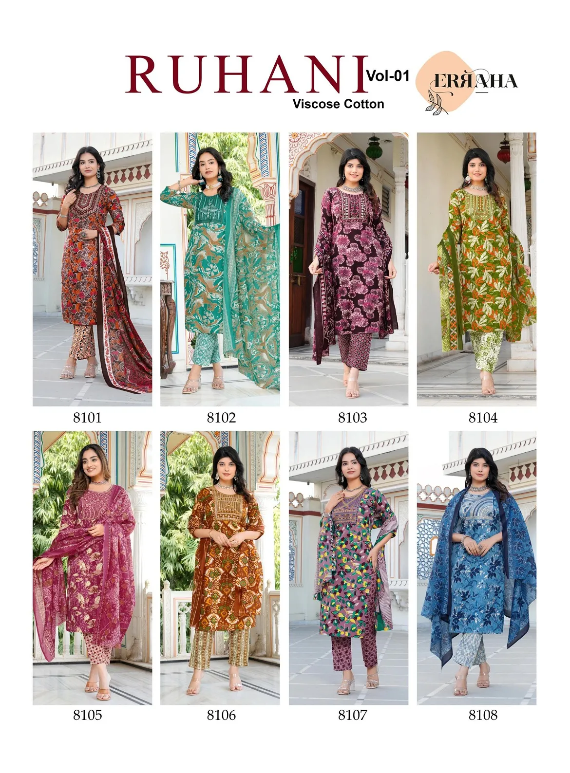 Erraha Ruhani Vol 1 Stitched Suits