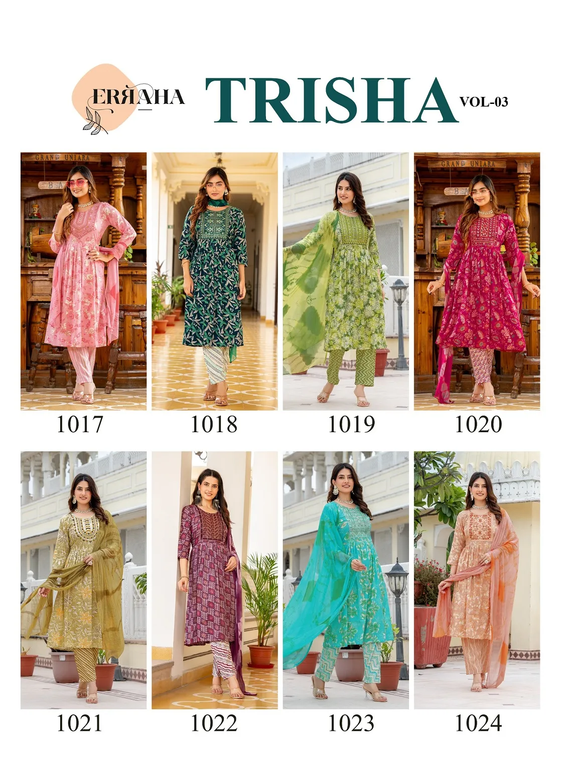 Erraha Trisha Vol 3 Stitched Suits