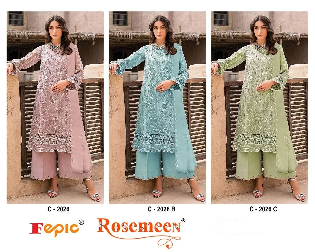 Fepic Rosemeen C 2026 Pakistani Suits