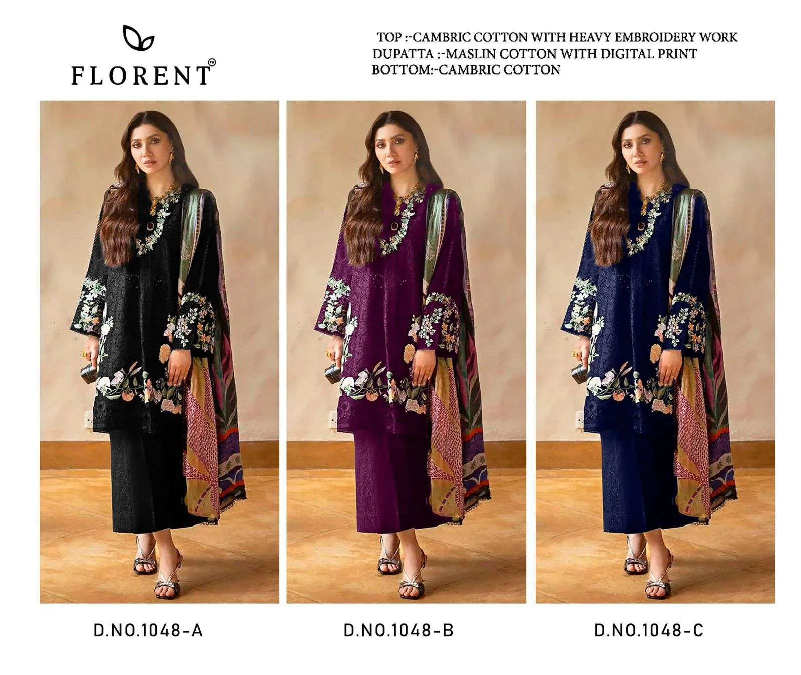 Florent Tm Design No - 1048 Abc Pakistani Suits