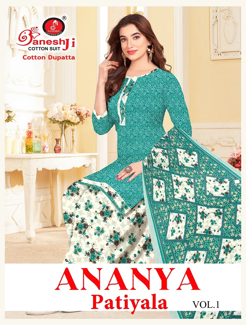 Ganeshji Ananya Patiyala Vol 1 Unstitched Suits