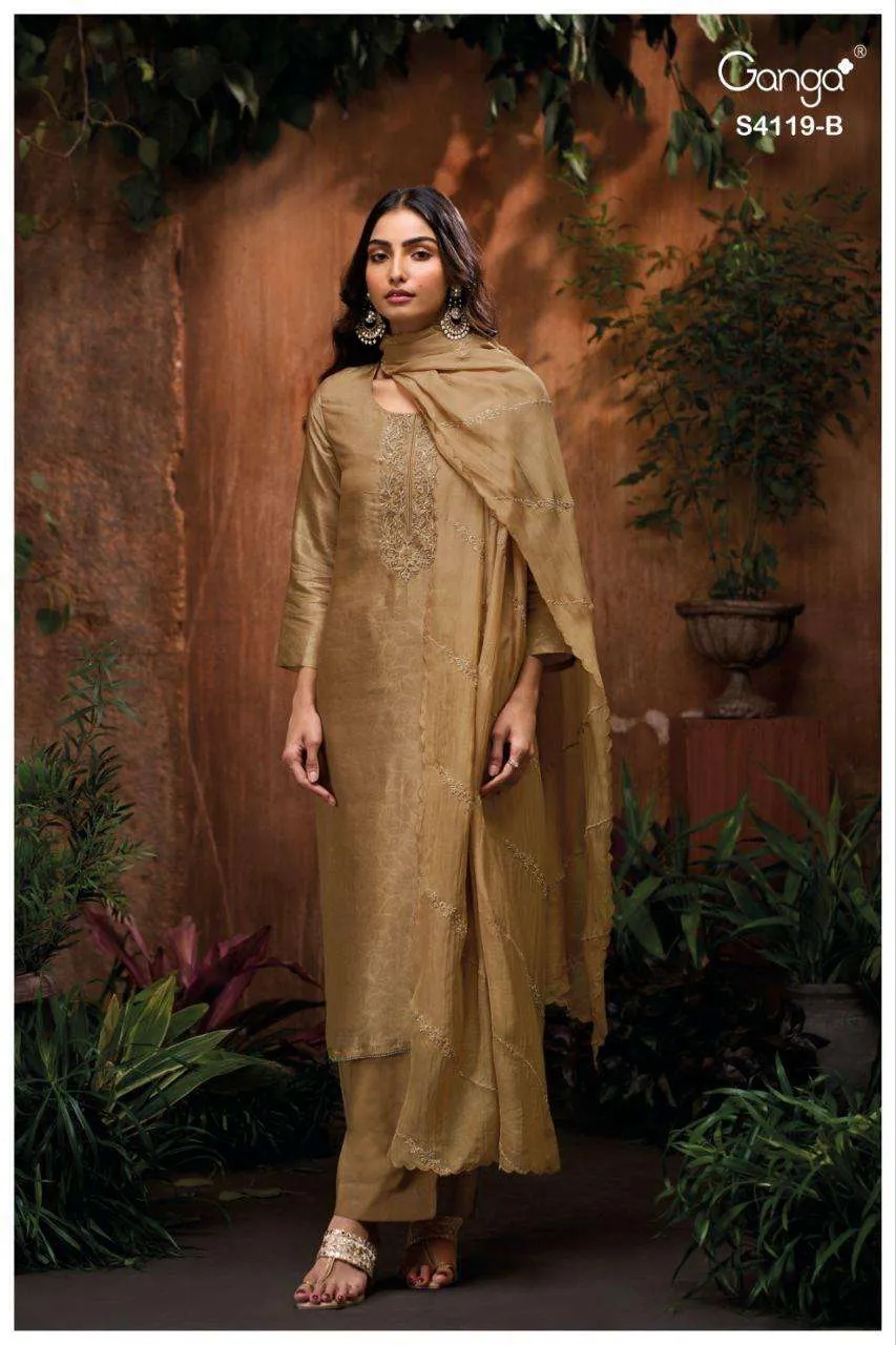 Ganga Qyra 4119 Pakistani Suits