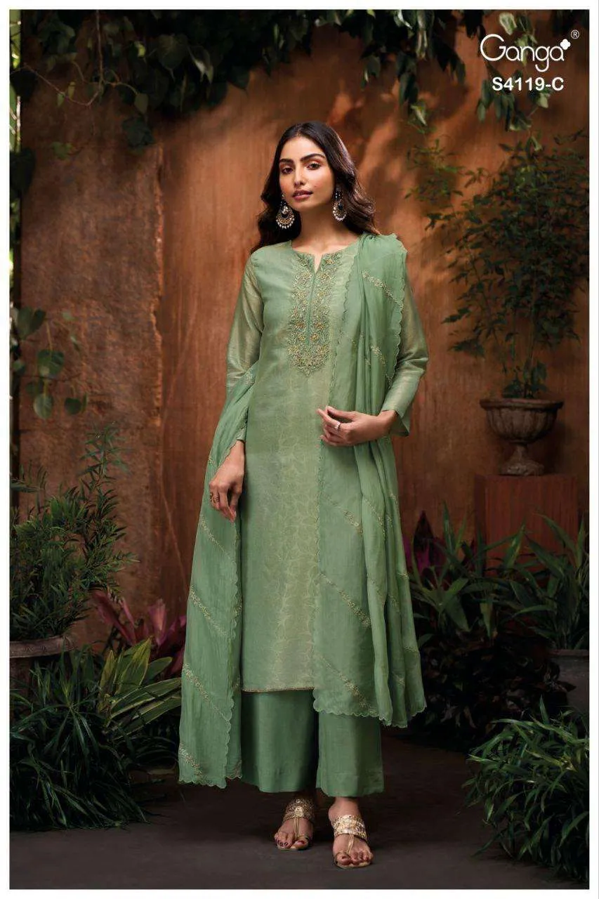 Ganga Qyra 4119 Pakistani Suits