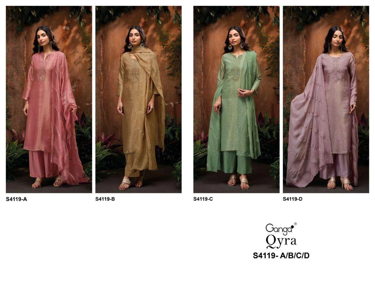 Ganga Qyra 4119 Pakistani Suits