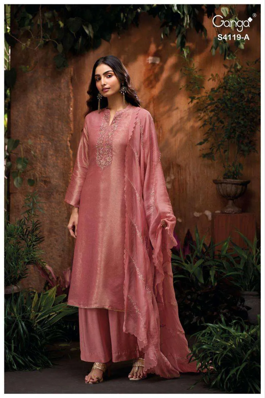 Ganga Qyra 4119 Pakistani Suits