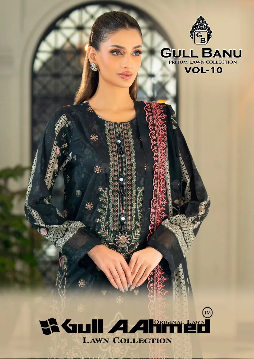 Gullahmed Gull Banu Vol 10 Unstitched Suits