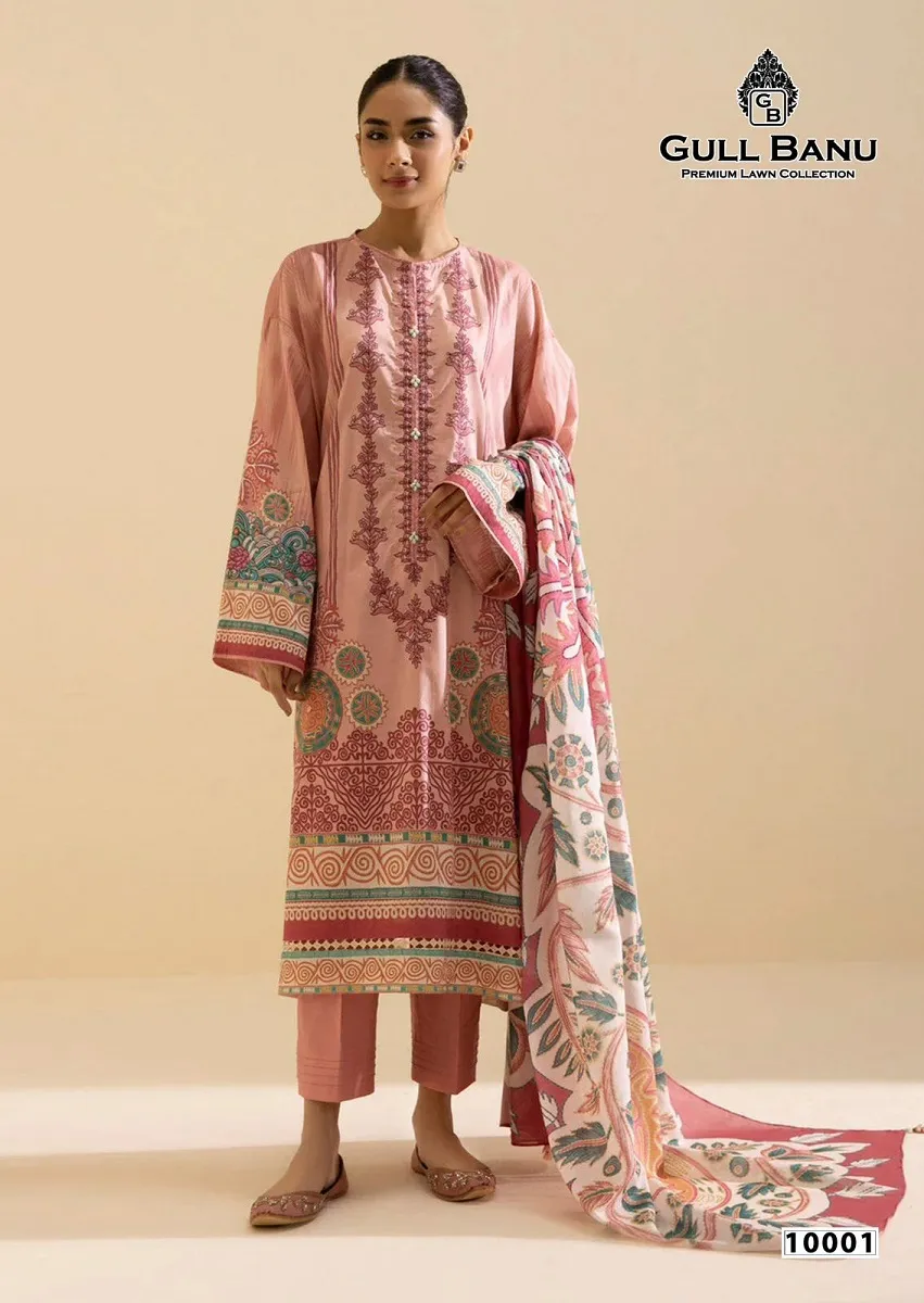 Gullahmed Gull Banu Vol 10 Unstitched Suits