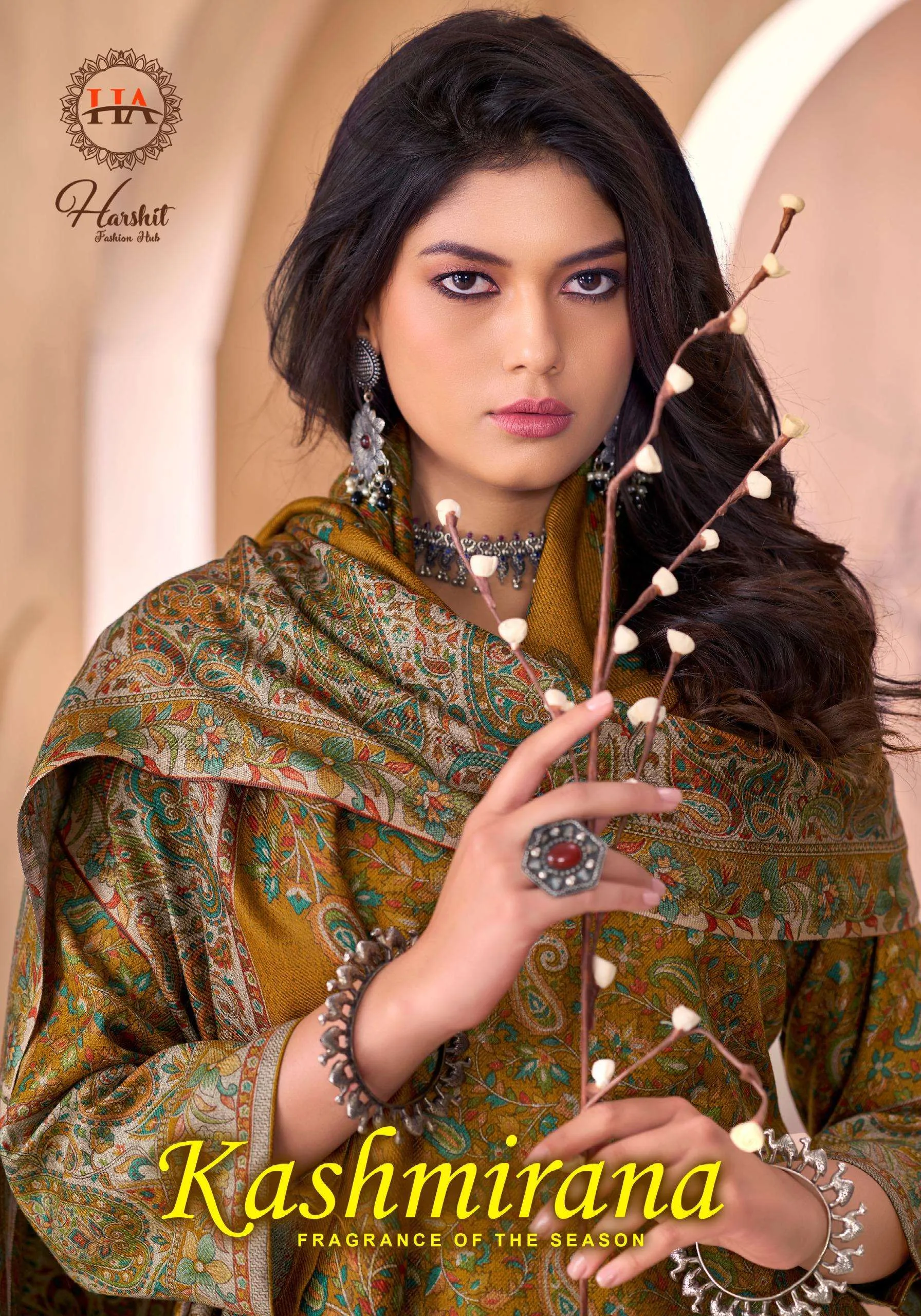 Harshit Fashion Hub Kashmirana Unstitched Suits