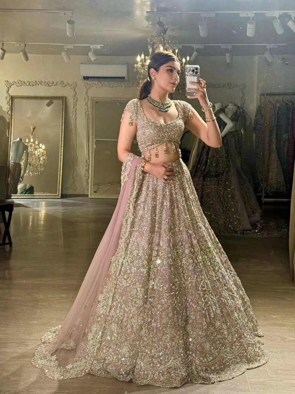 HCR 1103 Faux Georgette Designer Wedding Lehenga Choli