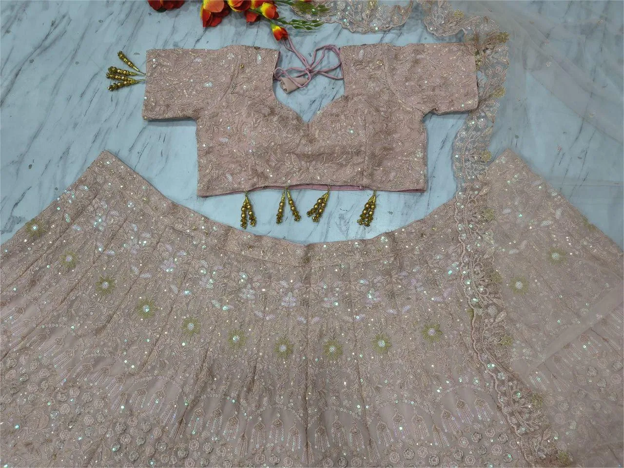 HCR 1103 Faux Georgette Designer Wedding Lehenga Choli