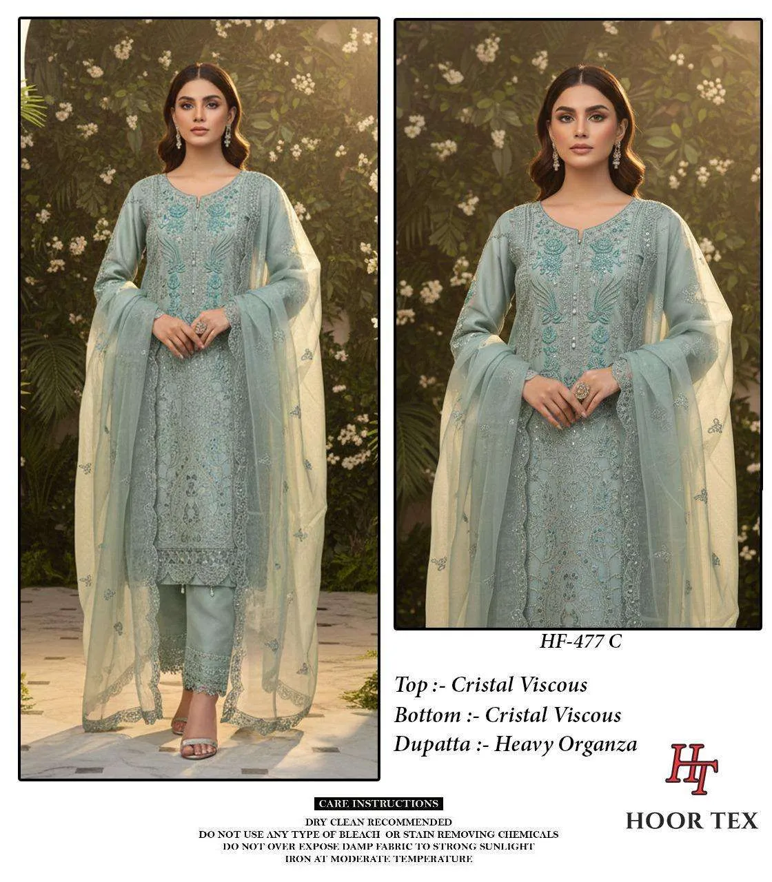 Hoor Tex Design No - Hf 477 Pakistani Readymade Suits