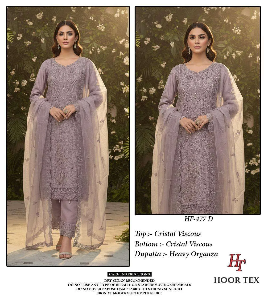 Hoor Tex Design No - Hf 477 Pakistani Readymade Suits