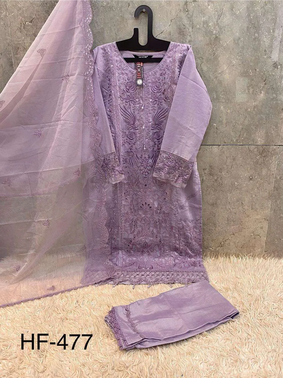 Hoor Tex Design No - Hf 477 Pakistani Readymade Suits