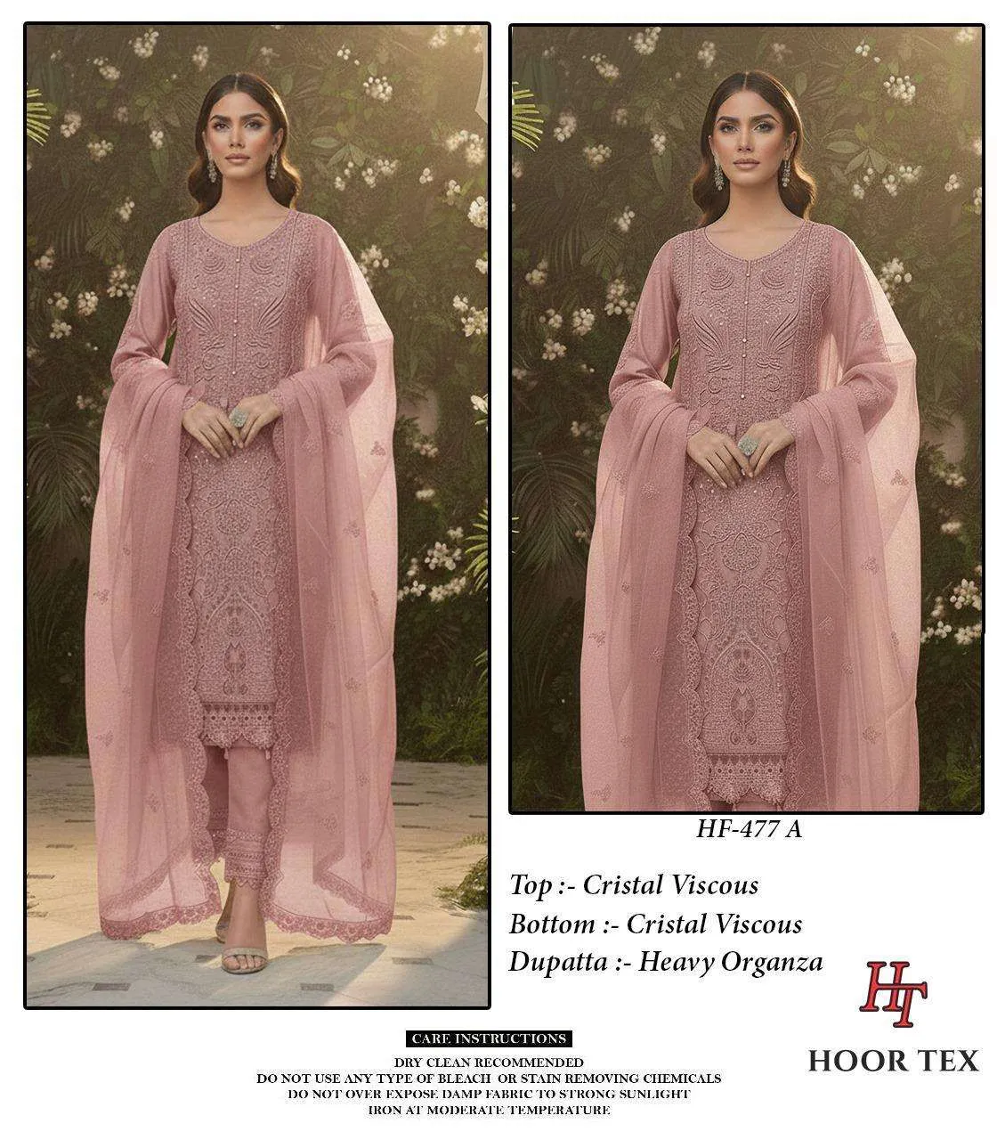 Hoor Tex Design No - Hf 477 Pakistani Readymade Suits