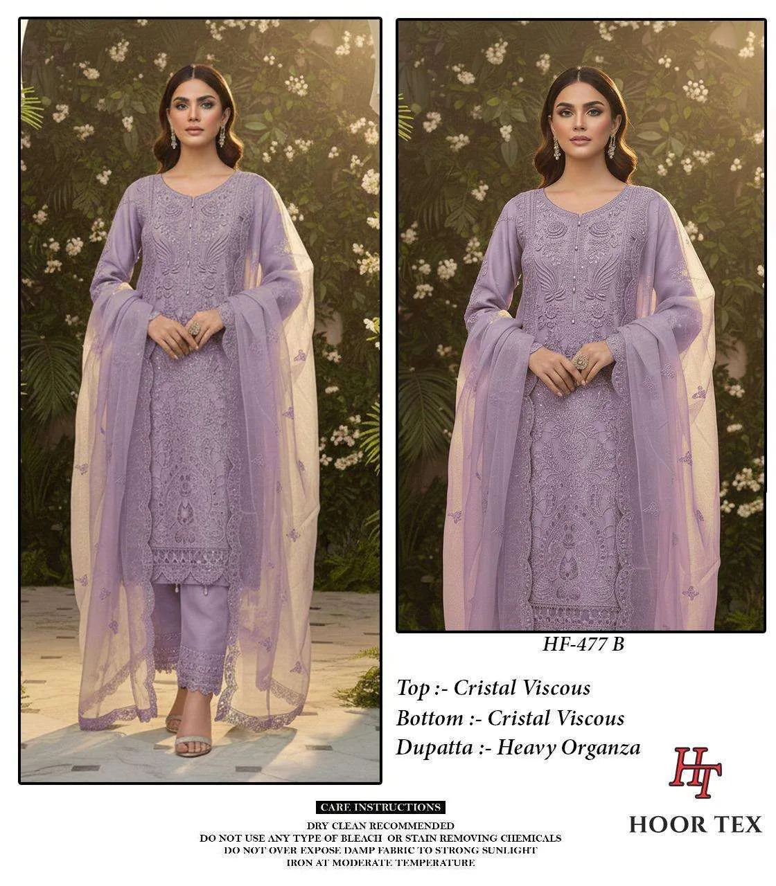 Hoor Tex Design No - Hf 477 Pakistani Readymade Suits