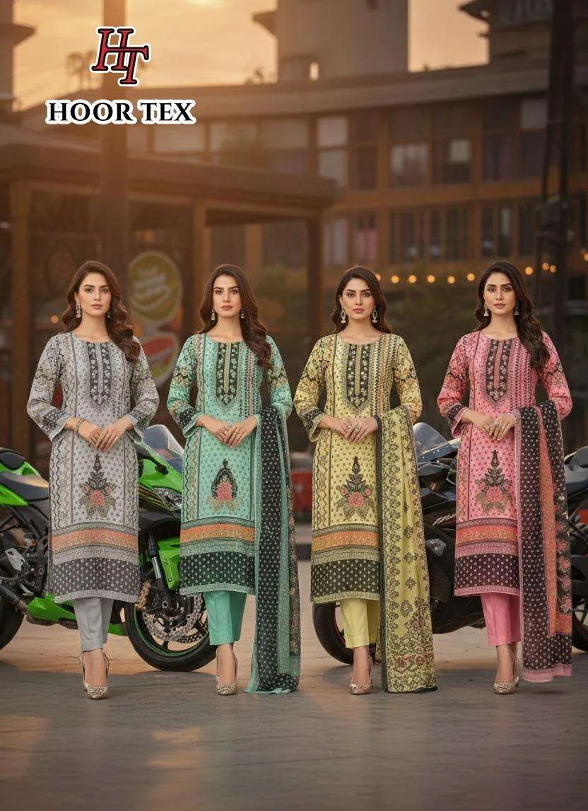 Hoor Tex Design No - or 44 Pakistani Readymade Suits