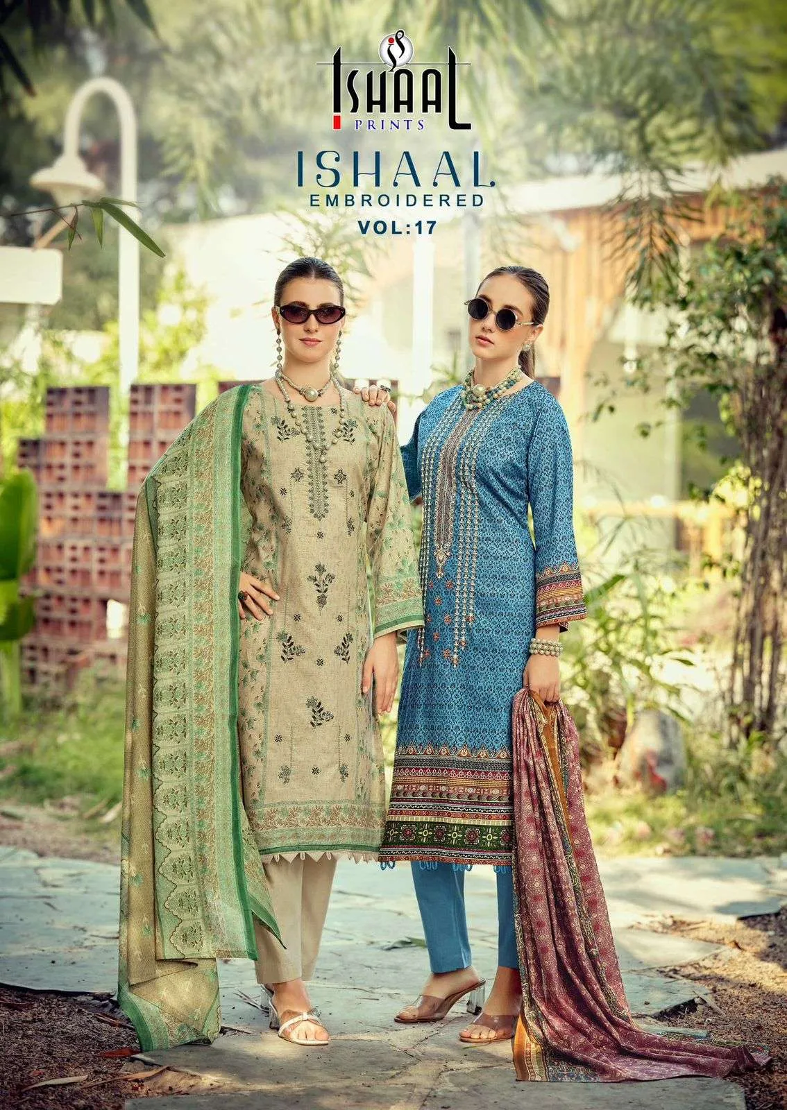 Ishaal Prints Embroidered Vol 17 Semi Stitched Suits