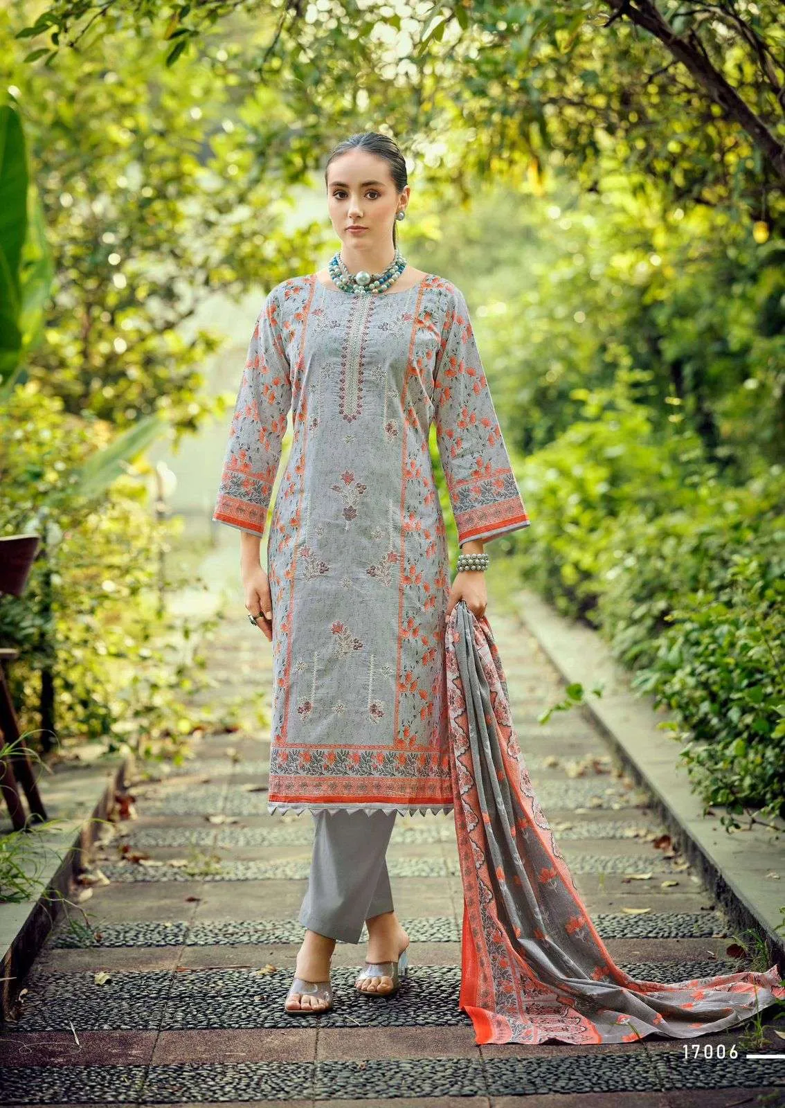Ishaal Prints Embroidered Vol 17 Semi Stitched Suits